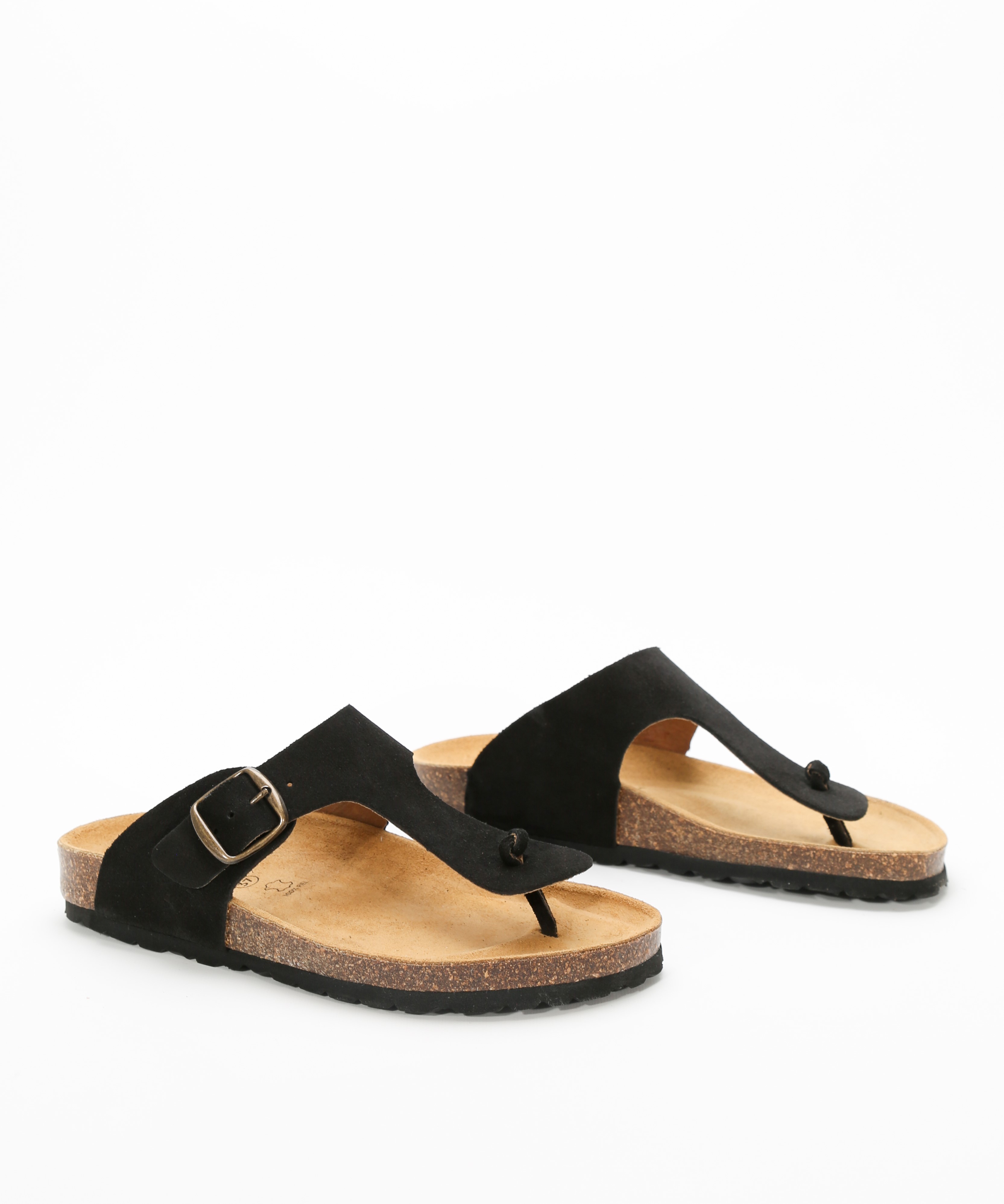 Sandalias de piel detalle metálico image number null